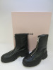 Pair of MSGM Boxed/New Women's Zip Boots in Black with Dustcover, Size 39, RRP £505.00.