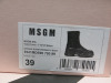 Pair of MSGM Boxed/New Women's Zip Boots in Black with Dustcover, Size 39, RRP £505.00. - 2