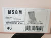 Pair of MSGM Boxed/New Women's Buckled Ankle Boots in White with Dustcover, Size 40, RRP £535.00. - 2