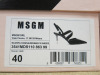 Pair of MSGM Boxed/New Women's High Heel Patent Pumps in Black with Dustcover, Size 37, RRP £455.00. - 2