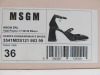 Pair of MSGM Boxed/New Women's Patent Pumps in Black with Dustcover, Size 36, RRP £475.00. - 2