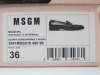 Pair of MSGM Boxed/New Women's Loafers in Black & White with Dustcover, Size 36, RRP £490.00. - 2