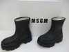 Pair of MSGM Boxed/New Stivale Donna/Women's Ankle Wellie Boot in Black, Size 36, RRP £285.00.