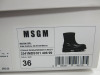 Pair of MSGM Boxed/New Stivale Donna/Women's Ankle Wellie Boot in Black, Size 36, RRP £285.00. - 3