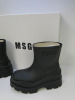 Pair of MSGM Boxed/New Stivale Donna/Women's Ankle Wellie Boot in Black, Size 37, RRP £285.00. - 2