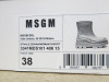 Pair of MSGM Boxed/New Stivale Donna/Women's Ankle Wellie Boot in Black, Size 38, RRP £285.00. - 3