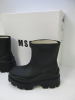 Pair of MSGM Boxed/New Stivale Donna/Women's Ankle Wellie Boot in Black, Size 38, RRP £285.00. - 2