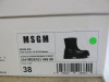 Pair of MSGM Boxed/New Stivale Donna/Women's Ankle Wellie Boot in Black, Size 38, RRP £285.00. - 3