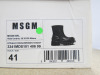 Pair of MSGM Boxed/New Stivale Donna/Women's Ankle Wellie Boot in Black, Size 41, RRP £285.00. - 3