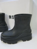 Pair of MSGM Boxed/New Scarpa Uomo/Men's Ankle Wellie Boot in Black, Size 40, RRP £285.00. - 2