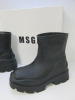 Pair of MSGM Boxed/New Scarpa Uomo/Men's Ankle Wellie Boot in Black, Size 41, RRP £285.00. - 2