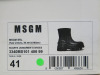 Pair of MSGM Boxed/New Scarpa Uomo/Men's Ankle Wellie Boot in Black, Size 41, RRP £285.00. - 3