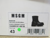 Pair of MSGM Boxed/New Scarpa Uomo/Men's Ankle Wellie Boot in Black, Size 43, RRP £285.00. - 3