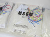 Set of 3 MSGM Milano, Cream Maglia Button Up Cardigan, Sweater & Pants, Lana Wool & Kashmir, Size XL, RRP £1085.00. - 4