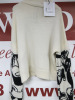 MSGM Milano Maglia Sweater in Cream with Black 'MORE', Virgin Wool, Size XXS, RRP £525.00. - 4