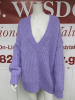 MSGM Milano Maglia Sweater in Purple, Virgin Wool, Fibre & Polyamide, Size S, RRP £495.00.