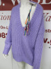 MSGM Milano Maglia Sweater in Purple, Virgin Wool, Fibre & Polyamide, Size S, RRP £495.00. - 2