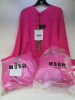 3 x MSGM Milano Maglia Sweaters in Pink, Lana Wool & Kashmir, Sizes (XS/S/L), RRP 365.00 each.