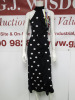 MSGM Milano Abito in Maglia Knitwear Dress in Black with White Dots, Virgin Wool, Size XXS, RRP £495.00.