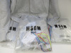 5 x MSGM Milano Zip Up Hoodies in Grey with Motif, Cotton, Size (XS/S/M/L/XL), RRP £275.00 each. - 2