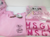 9 x MSGM Sweatshirts in Pink, Cotton to Include: 3 x MSGM Milano with Motif, Size (XXS/M/L), RRP £165.00 each & 6 x MSGM Milano Gattulio Sweatshirts in Pink, Size (XS/S/M/M/L/XL), RRP £260.00 each. - 2