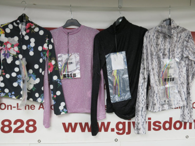 25 x MSGM Milano Ladies Blouses/Tops in Assorted Sizes, Styles & Colours. Approx RRP £195-225.00 each.