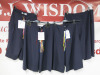 4 x MSGM Milano Bermuda Shorts in Navy, Virgin Wool, Sizes (38,42,42,44), RRP £365.00