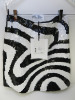 MSGM Milano Hand Crafted Black & White Sequinned Skirt, Size 38, RRP £865.00.