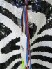 MSGM Milano Hand Crafted Black & White Sequinned Skirt, Size 38, RRP £865.00. - 3