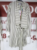 3 x MSGM Milano Abito Dress in Cream & Beige Stripe, Size (38/40/42), RRP £445, Total RRP £1335.00. - 2