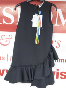 5 x MSGM Milano Abito Dress in Black, Size (36/38/38/44/46), RRP £445.00, Total RRP £2225.00.