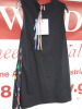 3 x MSGM Milano Abito Dress in Black with Pleated Split Heart Detail, Size (38/40/40), RRP £480.00, Total RRP £2225.00. - 3