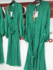 8 x MSGM Milano Abito Long Dress in Green with Elasticated Cuff, Size (36/38/38/40/40/42/44/44/), RRP £650, Total, RRP £5200.00. - 3