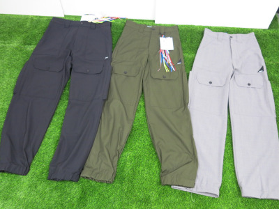 25 x MSGM Milano Strongwear Pants, In Assorted Sizes & Colours to Include: 9 x Grey, RRP £445, 7 x Black, RRP £445, 9 x Dark Green, RRP £365, Total RRP £10405.00.