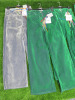 5 x MSGM Milano Assorted Jeans & Combat Trousers in Green & Grey, Size Range 42-46, Total RRP £2525.00 - 3