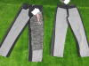 5 x MSGM Milano Grey & Black Jeans with Ruffled Leg Detail, Size (36/38/40/42/44/), RRP £565, Total RRP £2825.00. - 5