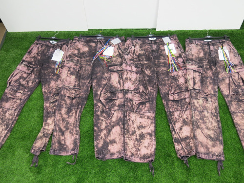 8 x MSGM Milano Strong Wear Combat Trousers, Size (44/46/46/48/48/50/52/54), RRP £495, Total RRP £4950.00.