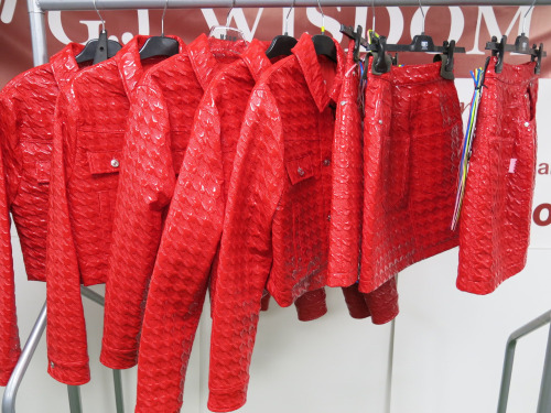 8 x MSGM Milano Red Jacket & Skirts to Include: 5 x Jackets, Size (38/40/40/42/44) RRP £595, 3 x Skirts, (36/38/40), RRP £295, Total RRP £3860.00.