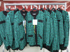 8 x MSGM Milano Giubbino Jacket in Green & Black, (36/38/38/40/40/42/44/46), RRP £795, Total RRP £