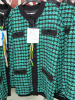 8 x MSGM Milano Giubbino Jacket in Green & Black, (36/38/38/40/40/42/44/46), RRP £795, Total RRP £ - 2