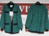 8 x MSGM Milano Giubbino Jacket in Green & Black, (36/38/38/40/40/42/44/46), RRP £795, Total RRP £ - 4