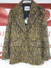 MSGM Milano Cappotto Coat in Faux Leopard Print, Size 38, RRP £695.00