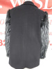 MSGM Milano Giubbino Jacket in Black, Virgin Wool, Size 38, RRP £840.00. - 3