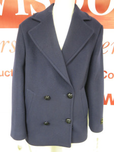 MSGM Milano MSGM Tailoring in Navy, Virgin Wool, Size 36, RRP £695.00.