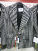 4 x MSGM Milano Cappotto Coat in Black & White, Size (36/38/42/44), RRP £680, Total RRP £ - 2