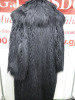 MSGM Milano Cappotto Long Coat, Furry Black, Size 42, RRP £1795.00. - 4