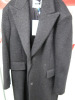 MSGM Milano Cappotto Long Coat in Black, Size 46, RRP £895.00. - 4