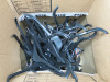 2 x Boxes of Black Plastic Hangers. - 3