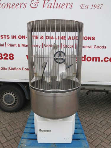 Domino Twin Arm Dough Mixer, Model Tuff 80m, S/N 26992, Capacity 80kg, DOM 05/2019, 3 Phase, Weight 542kg.