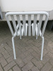 9 x Hay Style Palissade Metal Chair in Powder Coated Light Grey. - 6